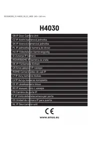 Notice Emos H4030 Interphone