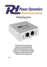 Notice Power Dynamics PDX30 Odtwarzacz multimedialny