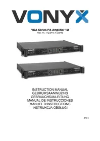 Notice Vonyx VDA1000 Odbiornik