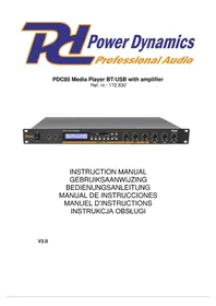 Notice Power Dynamics PDC85 Odtwarzacz multimedialny