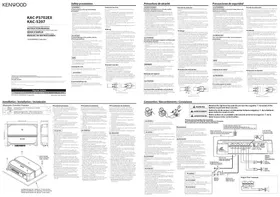 Notice KENWOOD KACPS702EX Haut-parleurs