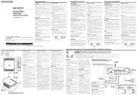 Notice KENWOOD KACD5101 Récepteur audio-vidéo