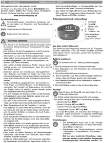 Notice VitalMaxx 06317 Montre de sport