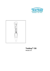 Notice Testboy 130 Měřicí zařízení