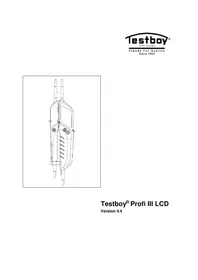 Notice Testboy PROFI III LCD Měřicí zařízení