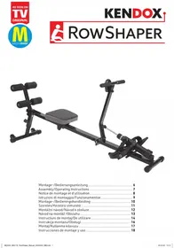 Notice Kendox ROWSHAPER Équipement de fitness