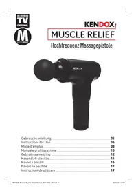 Notice Kendox MUSCLE RELIEF Équipement de fitness