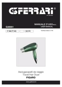 Notice G3 Ferrari FIGARO G30051 Sèche cheveux