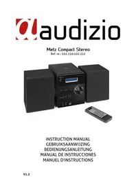 Notice Audizio METZ Système hifi