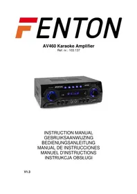 Notice Fenton AV460 Recepteur