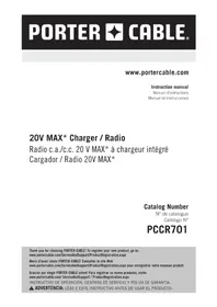 Notice Porter-Cable PCCR701B Vocero