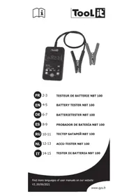 Notice GYS TOOL IT NBT 100 Testeur de batterie