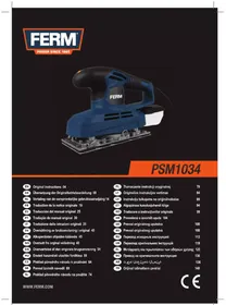 Notice Ferm PSM1034 Ponceuse