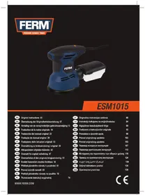 Notice Ferm ESM1015 Ponceuse