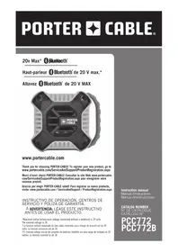 Notice Porter-Cable PCC772B Vocero