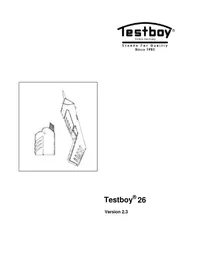 Notice Testboy 26 Equipamentos de medição