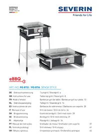 Notice SEVERIN PG 8116 Gril électrique