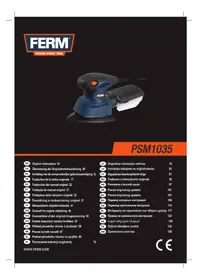 Notice Ferm PSM1035 Ponceuse