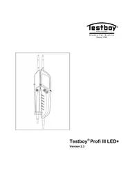 Notice Testboy PROFI III LED équipements de mesure