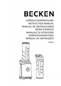 Notice Becken BTB2692 Blender