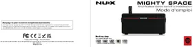 Notice NUX MIGHTY SPACE Ampli guitare