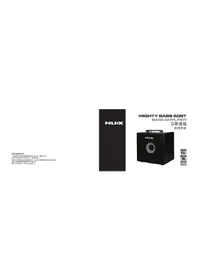 Notice NUX MIGHTY BASS 50BT Ampli guitare