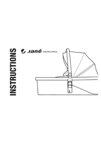 Notice JANE MICRO PRO 2 Poussette