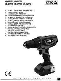 Notice Yato YT82784 Perforar