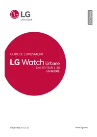 Notice LG WATCH URBANE 2ND EDITION W200A Montre connectée