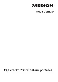 Notice MEDION ERAZER P17815 Netbook