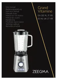 Notice Zeegma GRAND VITAMINE Blender