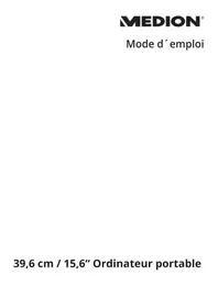 Notice MEDION ERAZER X15801 (MD 61594) Netbook