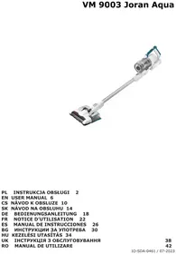 Notice AMICA JORAN AQUA VM 9003 Пилосос