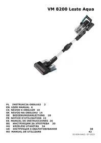 Notice AMICA AQUA LESTE VM 8200 Пилосос