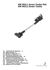 Notice AMICA JORAN TURBO VM 9012 Пилосос
