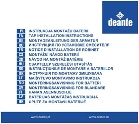 Notice Deante BFCE060M Robinet