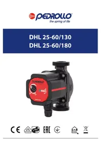Notice Pedrollo DHL 2560130 Pompe