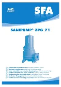 Notice Sanibroyeur SANIPUMP ZPG 71 Pompe
