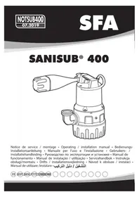 Notice Sanibroyeur SANISUB 400 Pompe