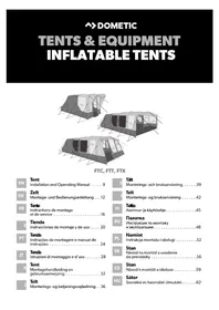 Notice DOMETIC BORACAY FTC 301 Tenda