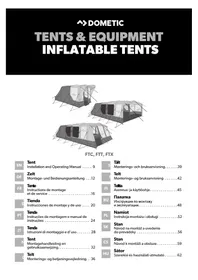 Notice DOMETIC ASCENSION FTX 601 Tenda