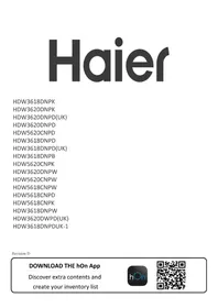 Notice HAIER HDW5620CNPK Buzdolabı