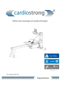 Notice Cardiostrong AQUASTREAM Rameur