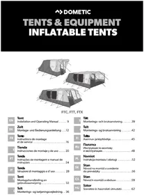 Notice DOMETIC RAROTONGA FTT 401 TC Tente