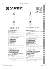 Notice GARDENA 55005 INOX Vízszivattyú
