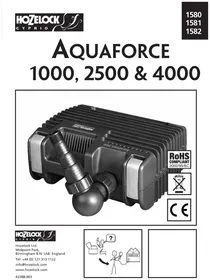Notice HOZELOCK AQUAFORCE 2500 Pumppu