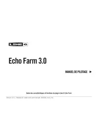 Notice LINE 6 ECHO FARM 3.0 Effet audio numérique