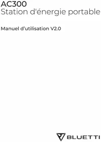 Notice BLUETTI AC300 Générateur