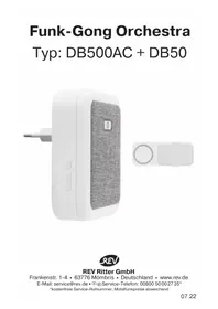 Notice REV DB500AC Sonnette de portes