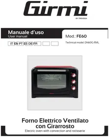 Notice GIRMI FE60 Ofen